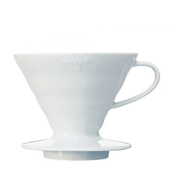 Hario Dripper - Porzellanfilter - V60 02 - weiss