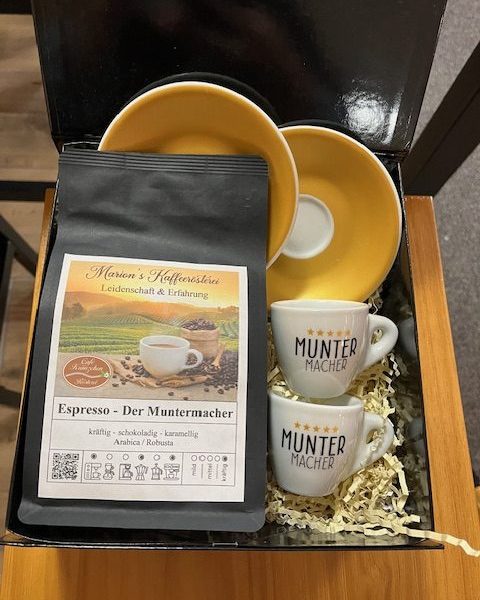 Geschenkbox - Der Muntermacher